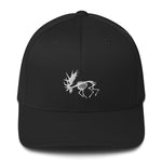 "The King is Dead" Full-Back Fitted Cap