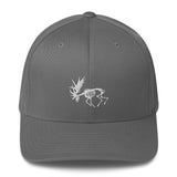 "The King is Dead" Full-Back Fitted Cap